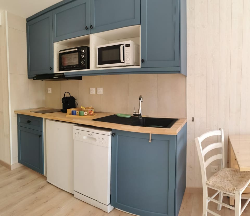 Kitchen or kitchenette, kitchen