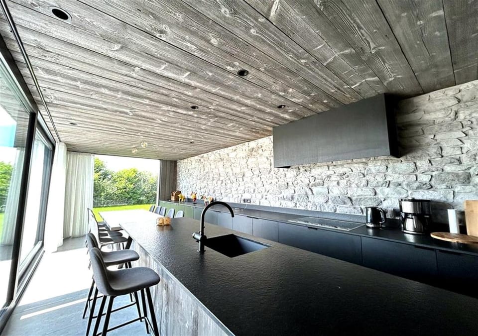 Kitchen or kitchenette, stove, kitchen