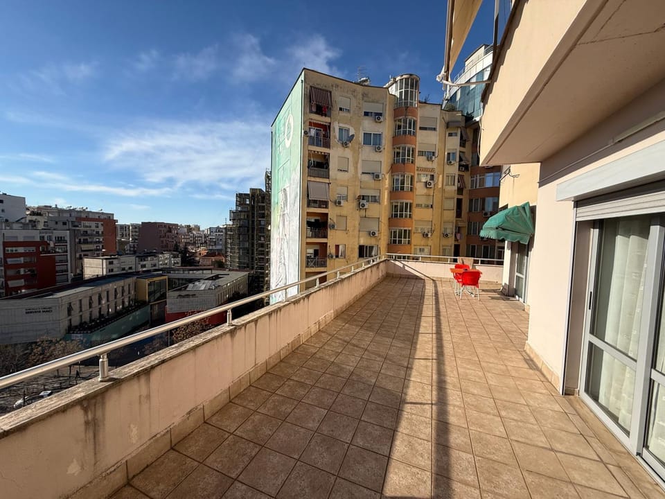 City Center Apartment with Huge Terrace & View Apartment in Tirana