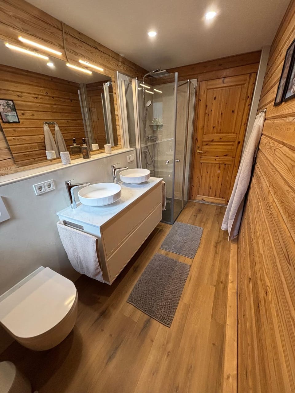 Bathroom, Living room