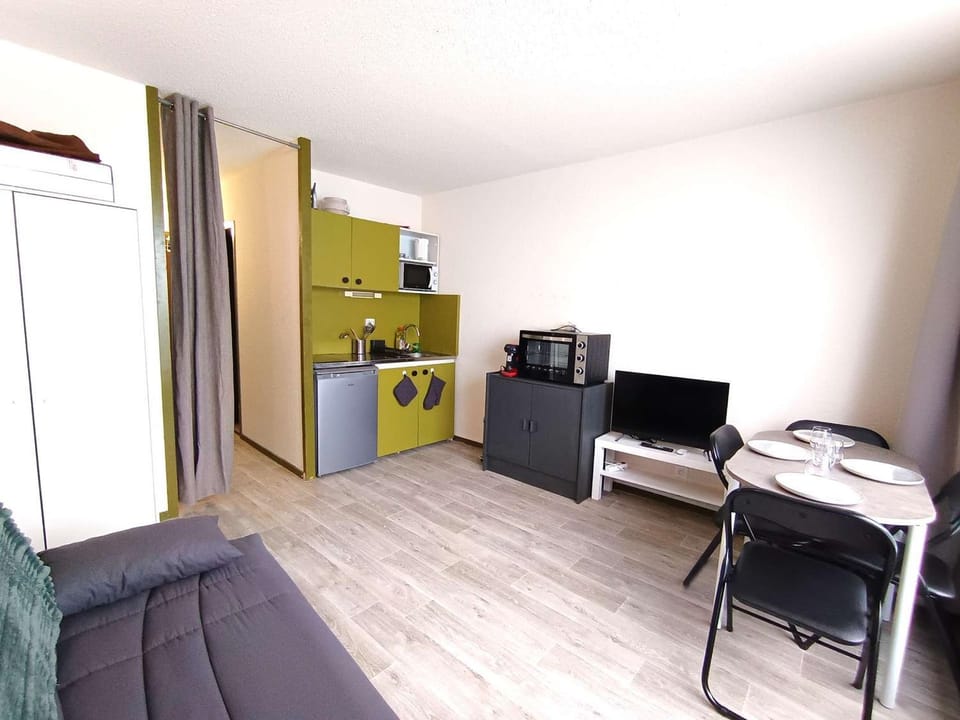 Studio 4 Pers Sud Aragnouet Balcon Ski - FR-1-457-399 Apartment in Saint-Lary-Soulan