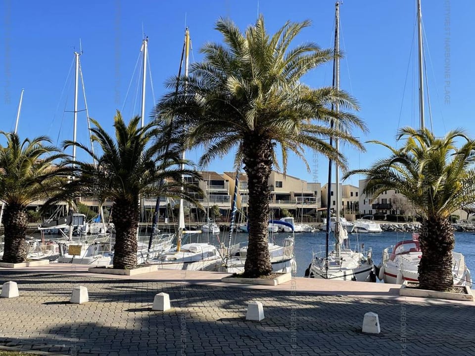 Studio 4 Pers avec Clim et Parking, Gruissan Port - FR-1-619-136 Apartment in Gruissan