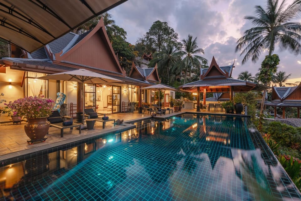 Property building, Patio, Pool view, Swimming pool