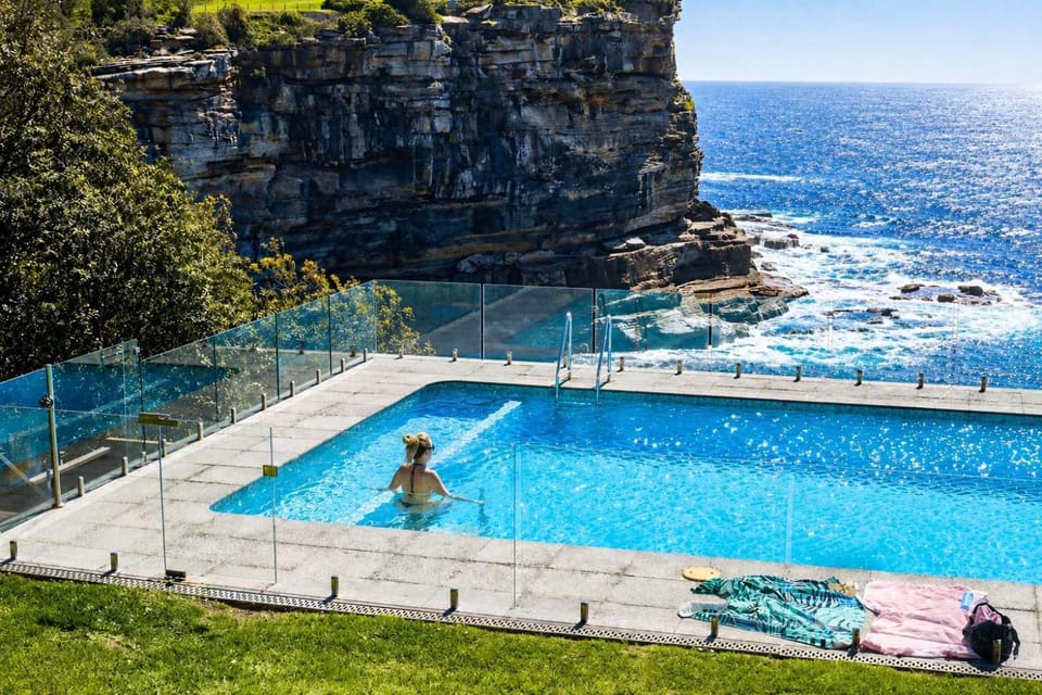 Nearby landmark, Natural landscape, Pool view, Sea view, Swimming pool