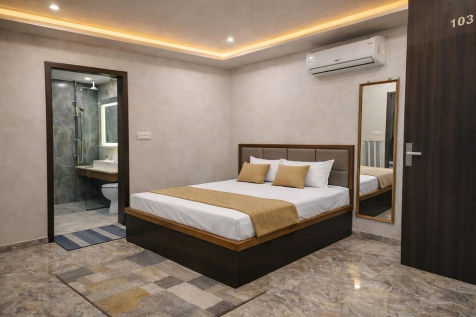 Bedroom, air conditioner