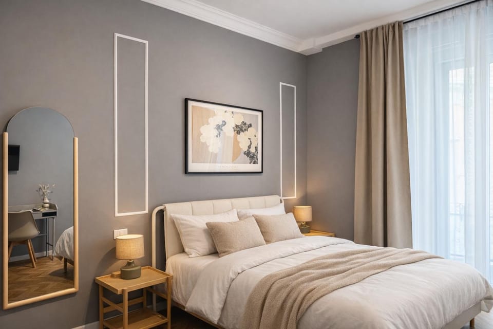 Bed, Balcony/Terrace, Photo of the whole room, Bedroom
