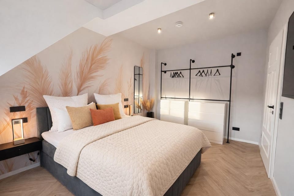 Property building, Living room, Bedroom
