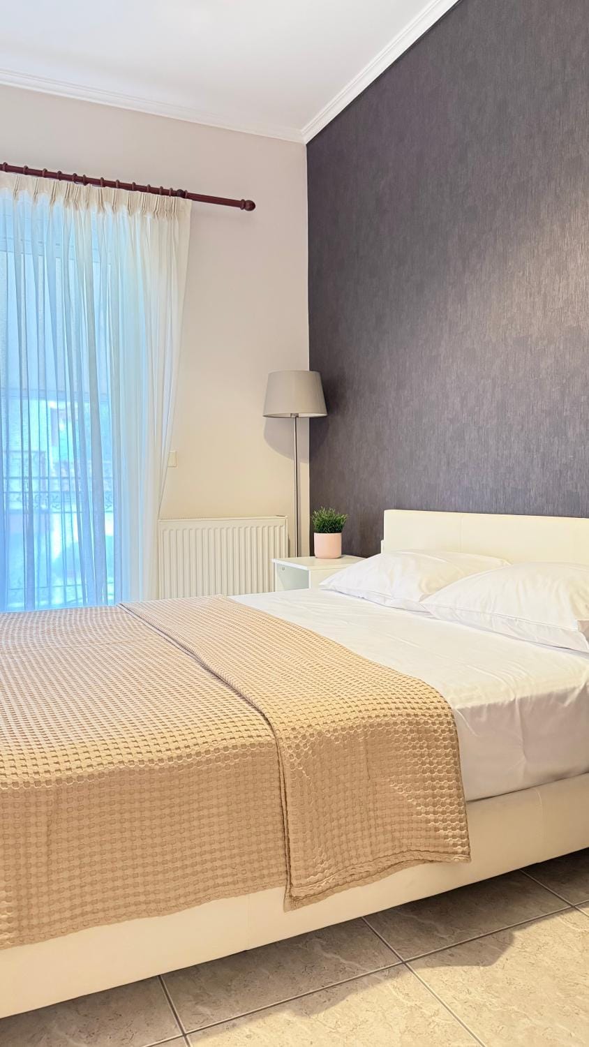 White studio Apartment in Halkidiki