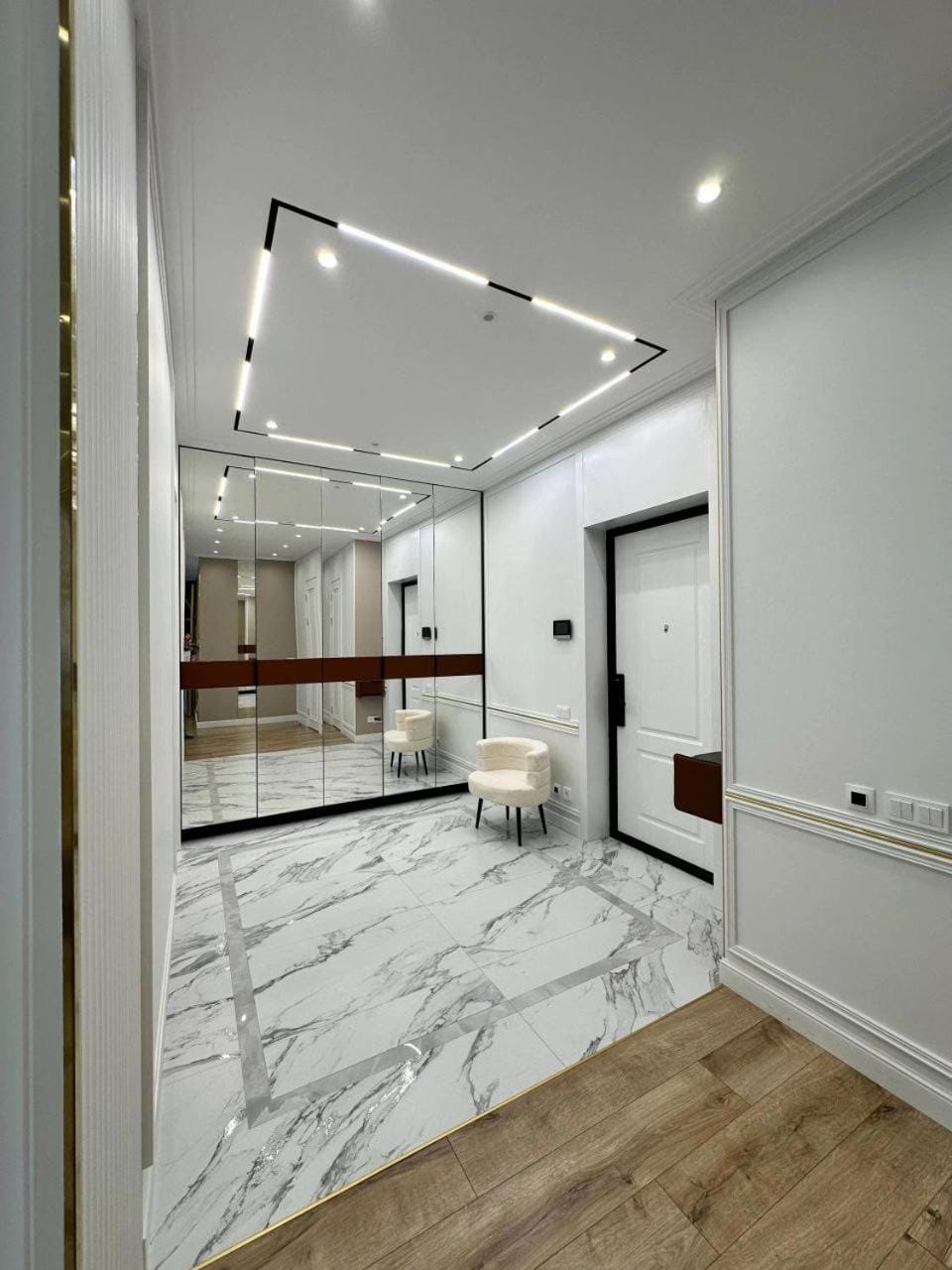 2-room modern apartment in the center, designer design Apartment in Almaty