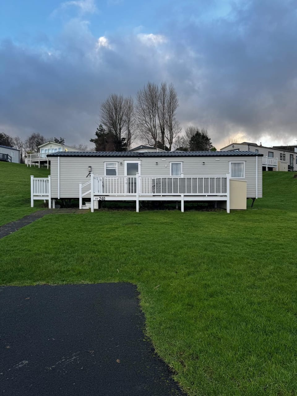 Arran View Caravan House in Scotland