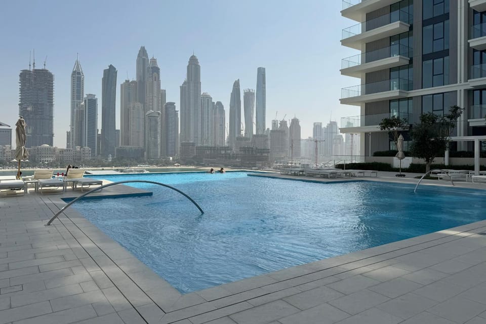 Spacious 1BR at Beach Mansion Balcony, Pool and Gym Apartment in Dubai