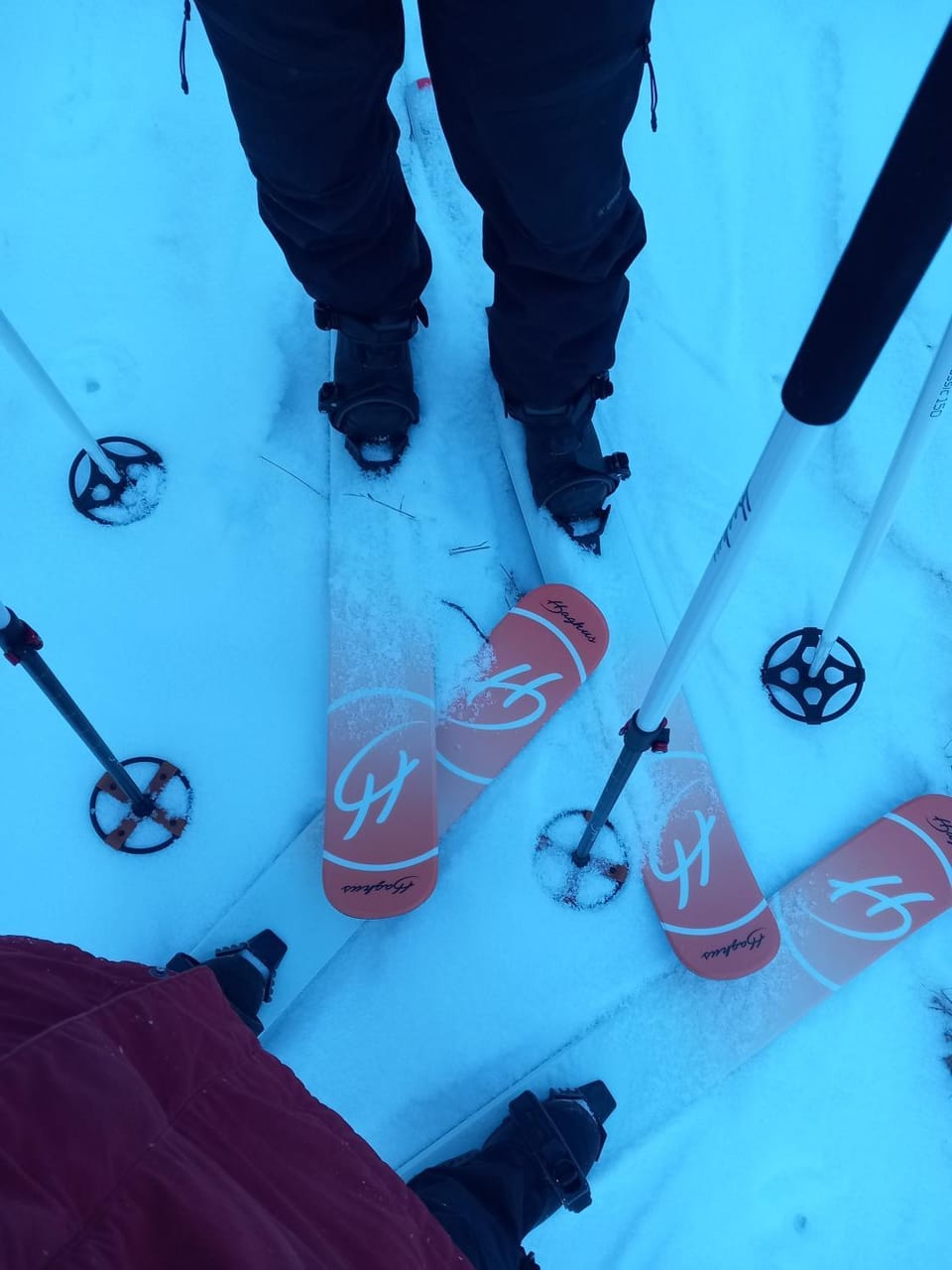 Winter, Skiing