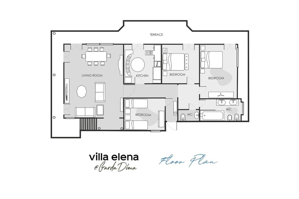 Floor plan, Text overlay