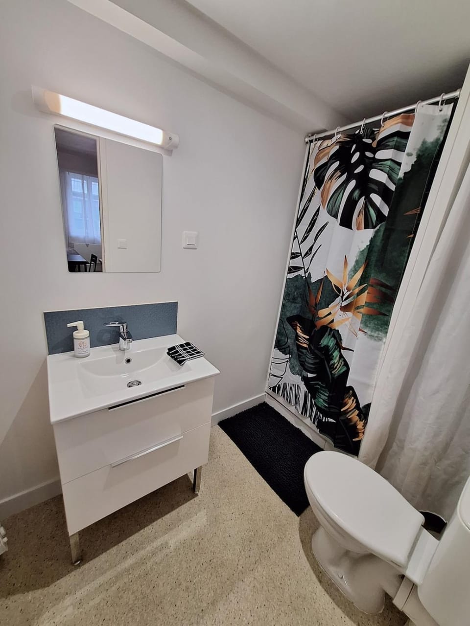 Shower, Toilet, Bathroom, hair dryier, internet, towels