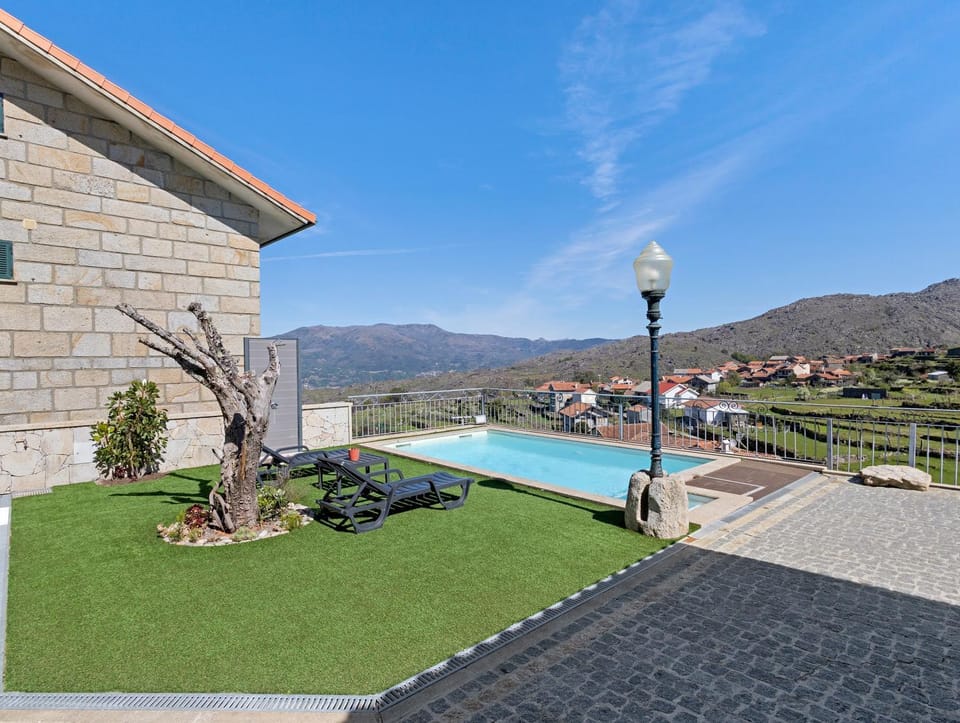 Property building, Living room, Swimming pool