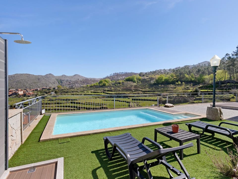 Property building, Living room, Swimming pool