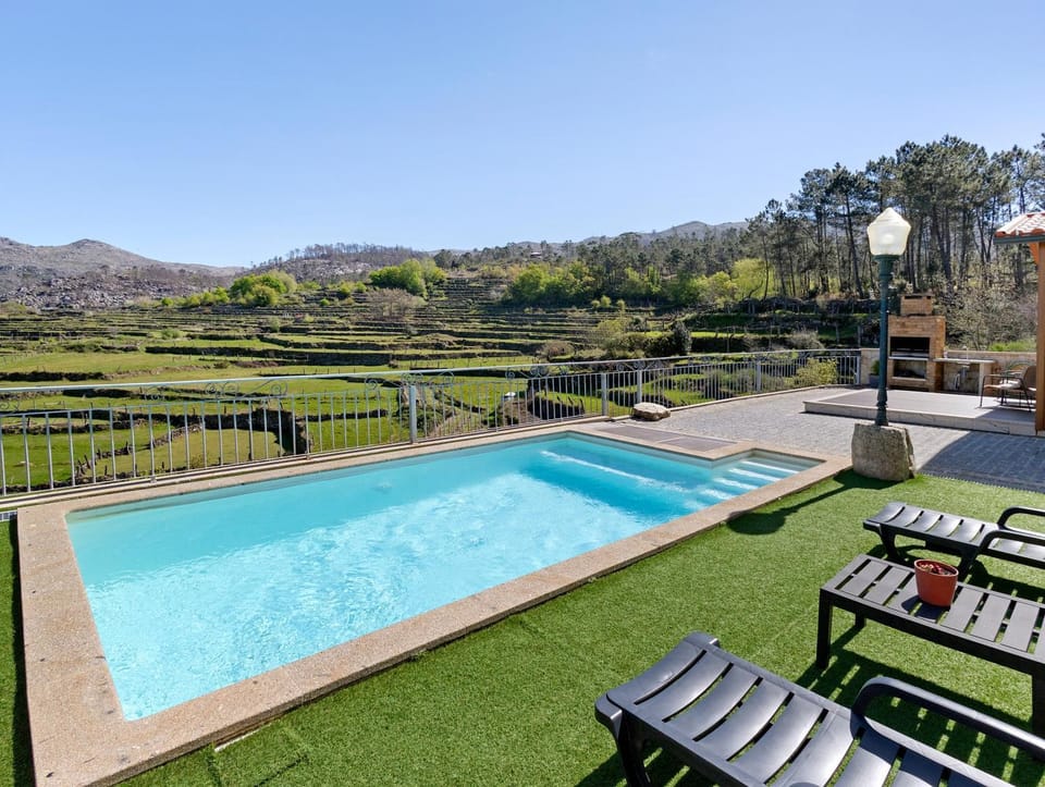 Property building, Living room, Swimming pool