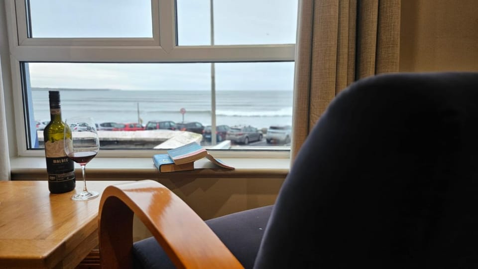 View (from property/room), Living room, Sea view