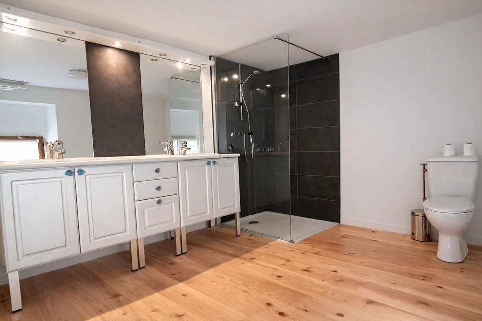 Bathroom, Living room