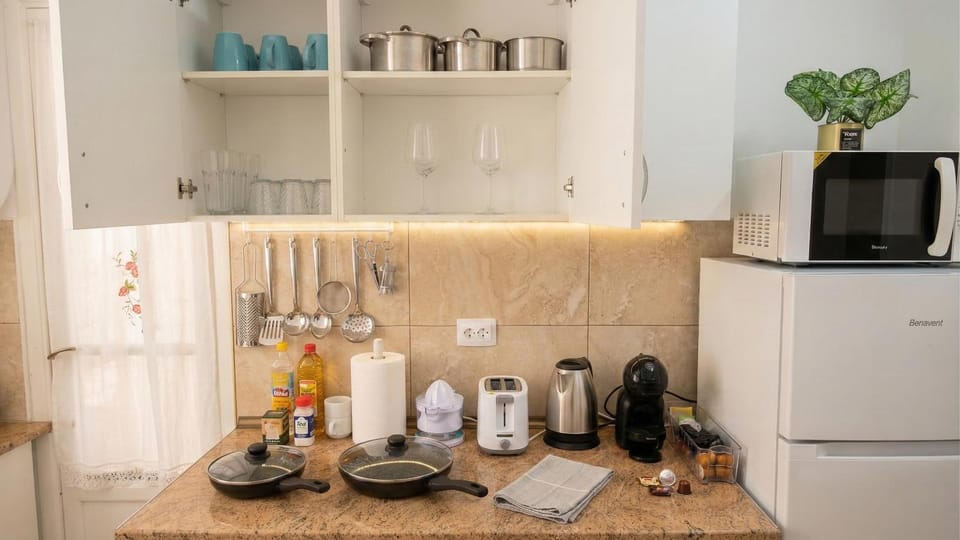 Coffee/tea facilities, Kitchen or kitchenette, oven, toaster