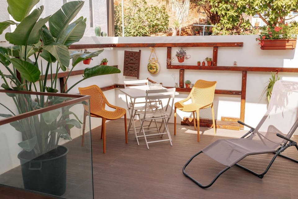 Balcony/Terrace, Seating area, Dining area, sunbed