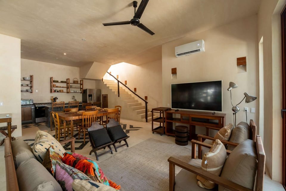 chic 4BR Villa with Private Pool in Holistika Tulum Villa in Tulum