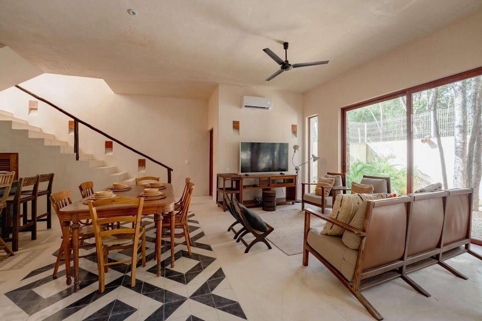 chic 4BR Villa with Private Pool in Holistika Tulum Villa in Tulum