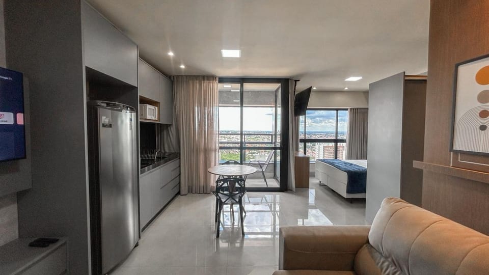 Studio com Bela Vista, Alto e Aconchegante Apartment in Campo Grande