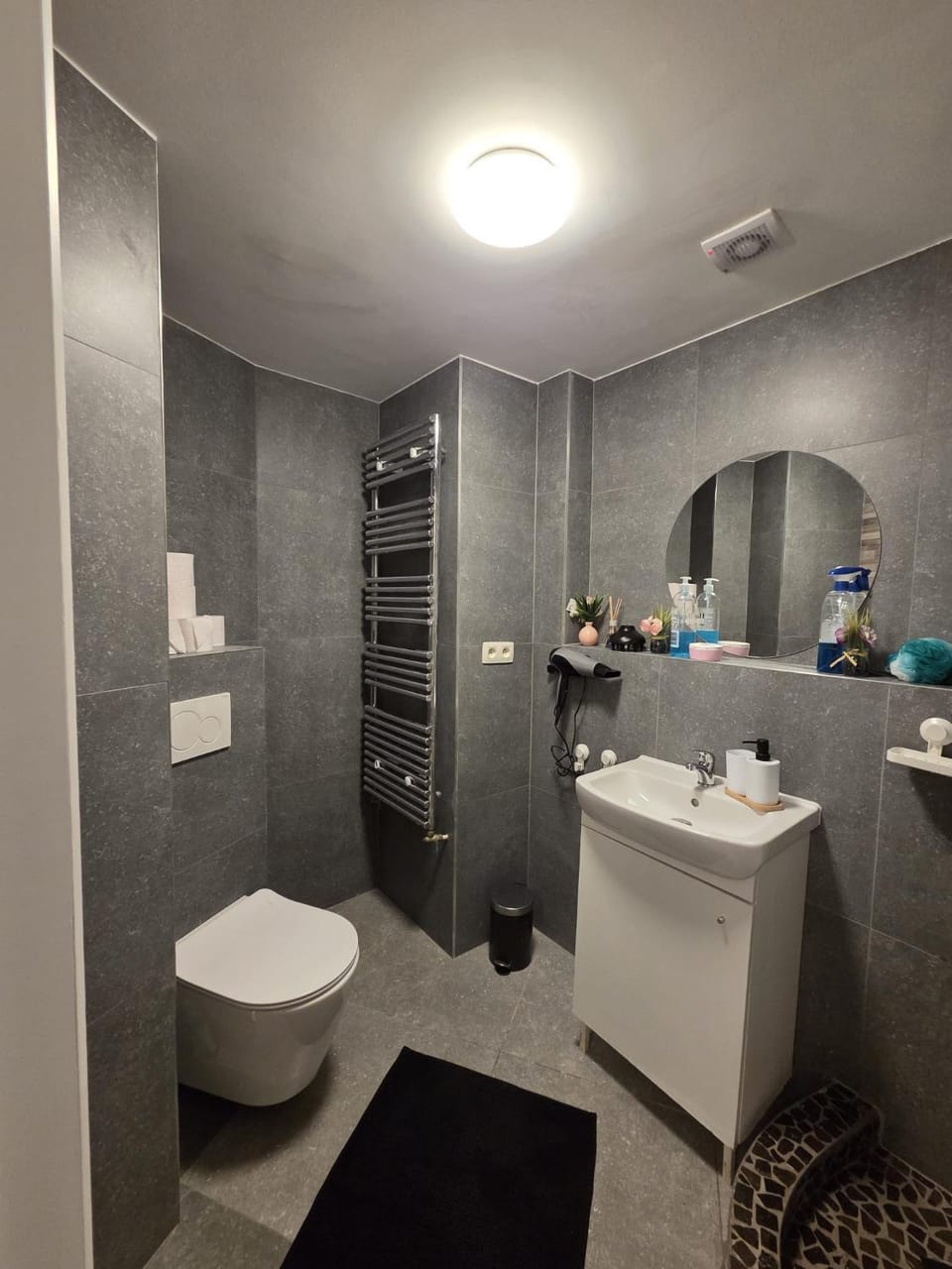 Industrial-Style Loft with Mezzanine Bedroom in Prime Area Apartment in Ixelles