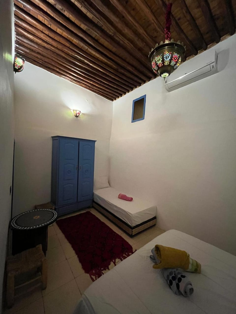Bed, Photo of the whole room, Bedroom, towels, wardrobe