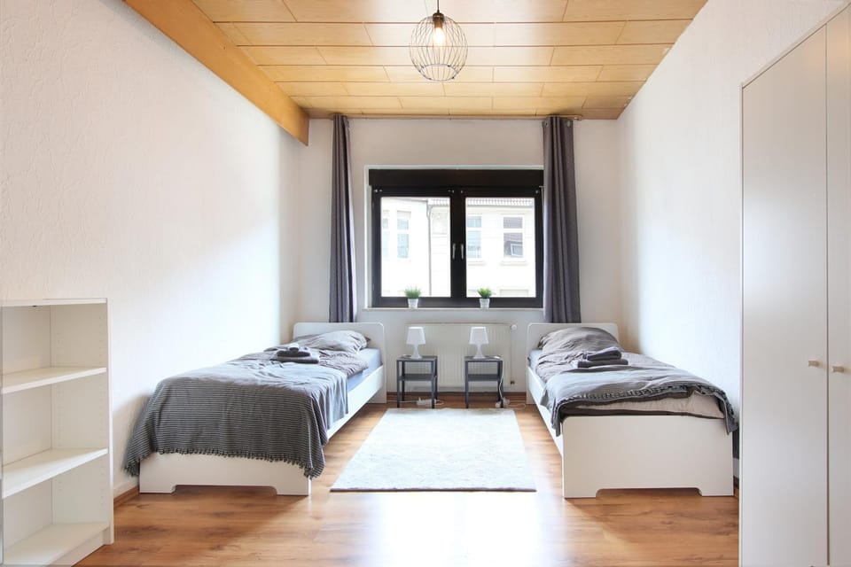 Bed, TV and multimedia, flat iron, towels, towels, wardrobe