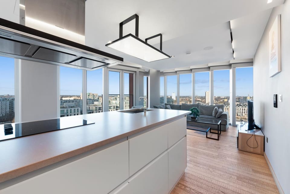 Living room, City view, City view, kitchen