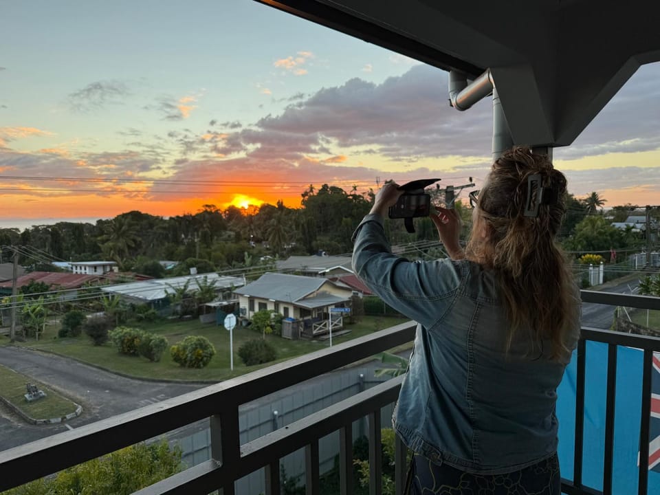 George Of Free Breakfast Double Room with Seaview Balcony Near the Lautoka Wharf Bed and Breakfast in Western Division, Fiji
