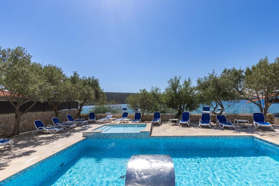 Pool view, Sea view, Swimming pool