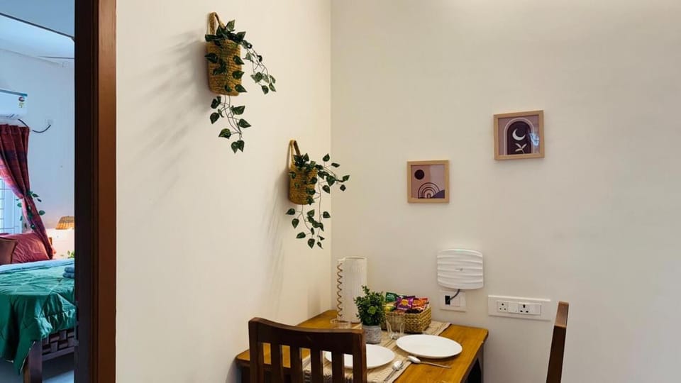 Aloha Stays Boho themed 2BHK in Velachery Kitchen Apartment in Chennai