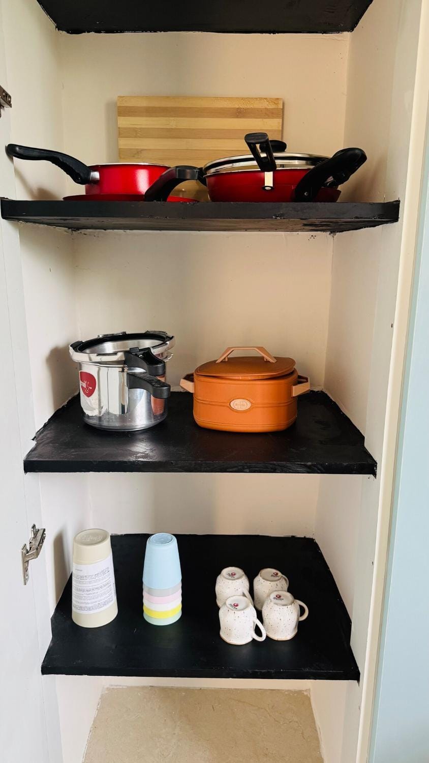 Aloha Stays Boho themed 2BHK in Velachery Kitchen Apartment in Chennai