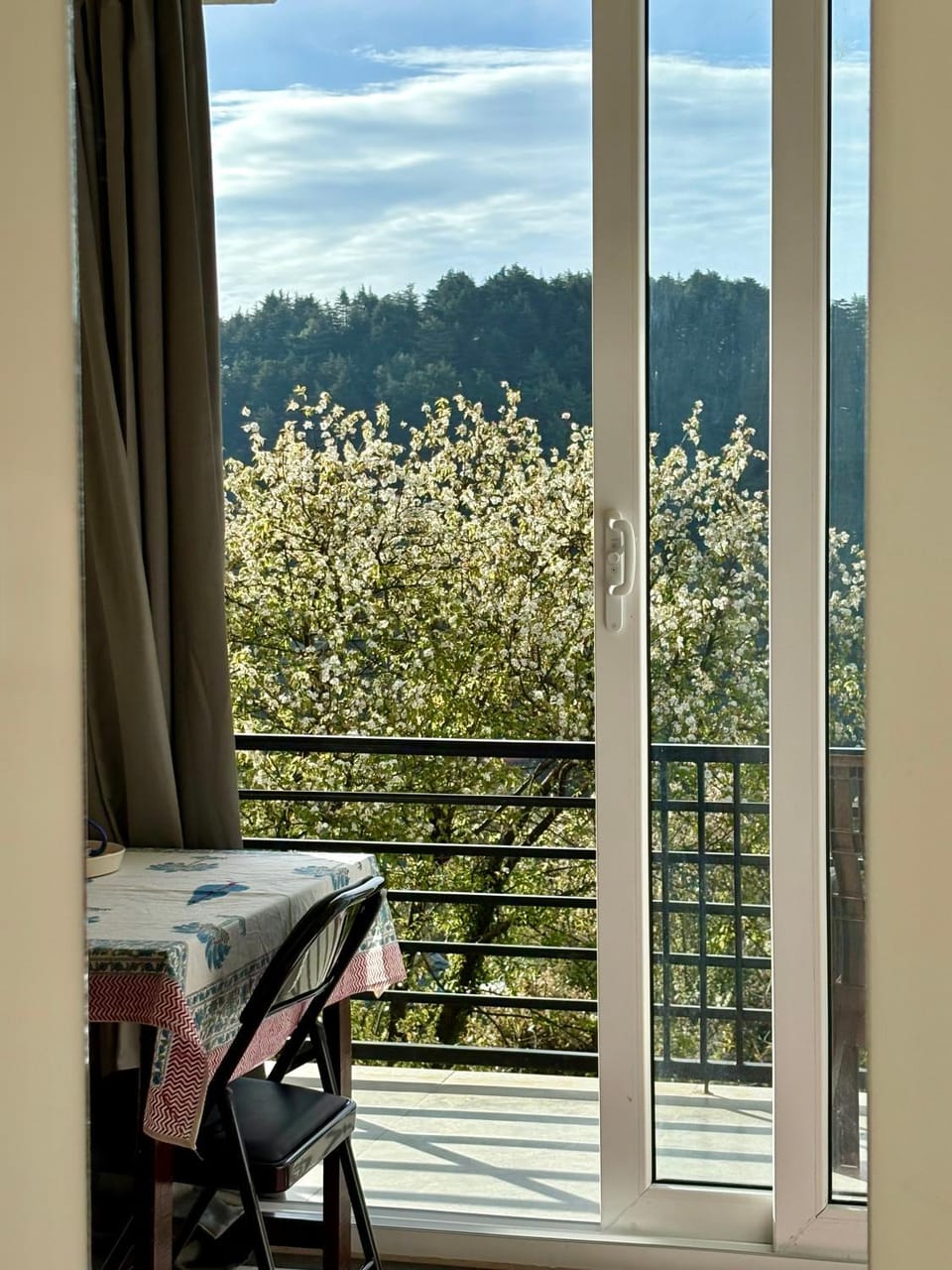Spring, Day, Natural landscape, View (from property/room), Balcony/Terrace, Mountain view