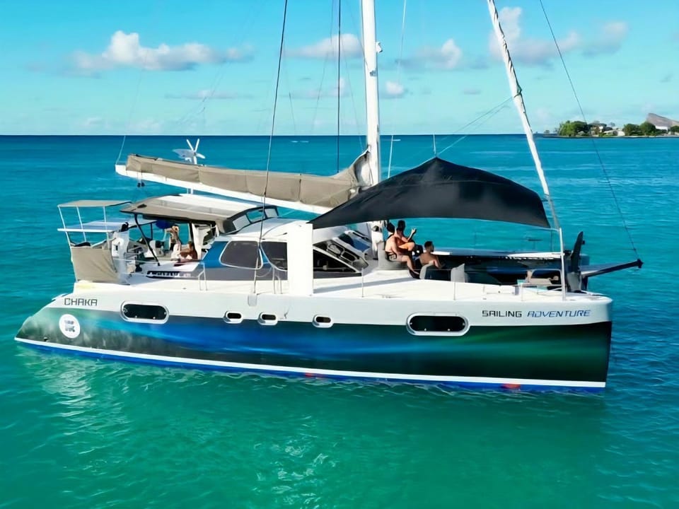 Sailing Adventure Mauritius Docked boat in Trou-aux-Biches