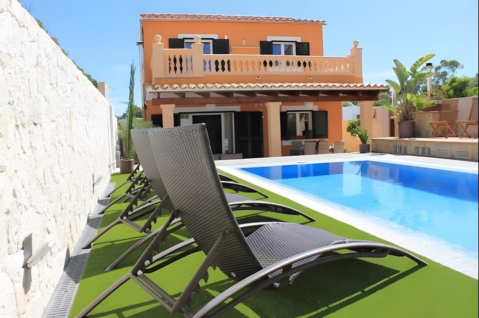 Property building, Living room, Swimming pool