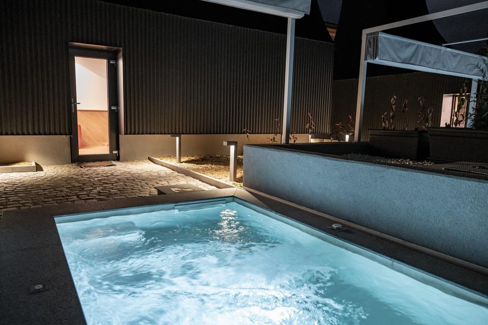 Night, Hot Spring Bath, Hot Tub, Hot Tub, Open Air Bath
