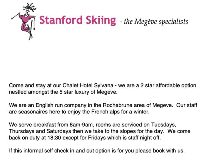 Chalet Hotel Sylvana Hotel in Megève