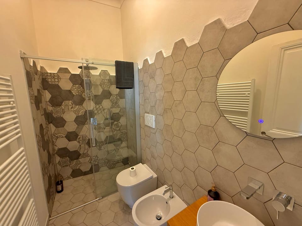 Shower, Toilet, Bathroom, bidet, towels