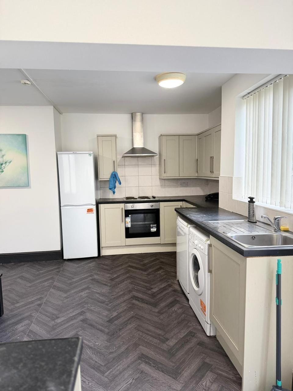 Kitchen or kitchenette, Communal kitchen, dishwasher, oven, stove, toaster, kitchen