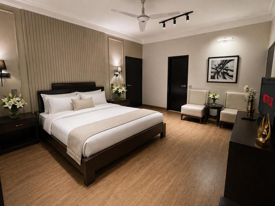 Ghumo - 3BR 1st Floor in Bahadurabad near Aga Khan Bed and Breakfast in Karachi