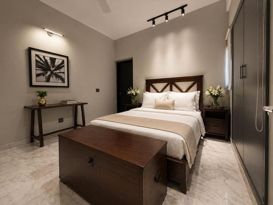 Ghumo - 3BR 1st Floor in Bahadurabad near Aga Khan Bed and Breakfast in Karachi