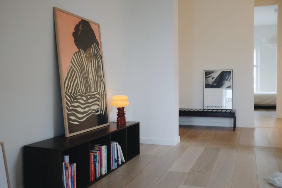 Design appartement met zonnig terras bij Gravensteen Apartment in Ghent