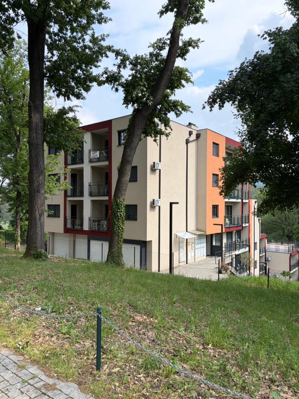 Property building, Garden view