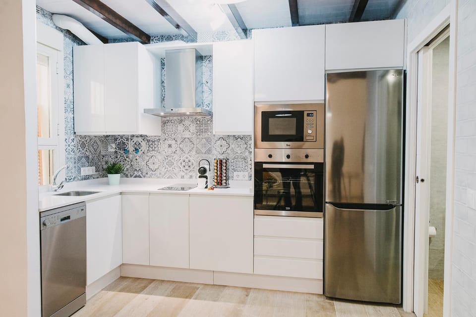 Kitchen or kitchenette, Living room