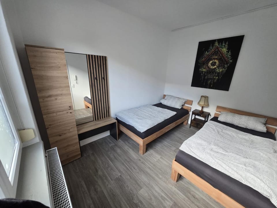 Property building, Living room, Bedroom