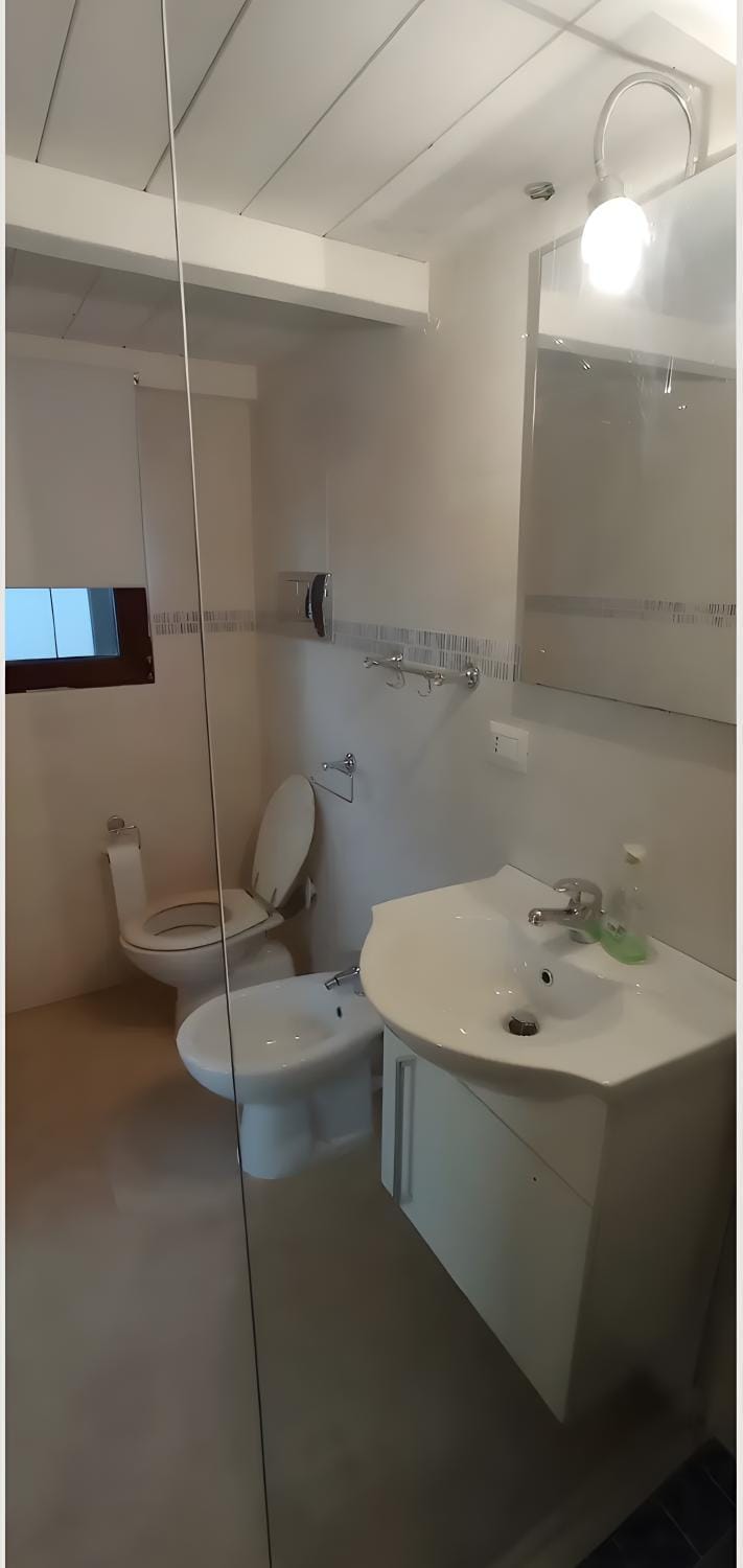 Bathroom, Living room